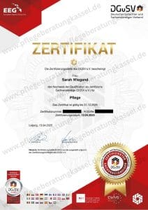 Zertifikat Sachverstaendige